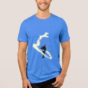 ロンの守護霊の絵画 トライブレンドTシャツ