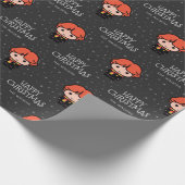 ロンカスタムヴァースリー漫画 | 幸せなクリスマス ラッピングペーパー (角)