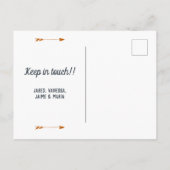 ロンガーズバーントオレンジ引っ越しました-テキサス州 案内ポストカード (裏面)