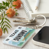 ロンガーライセンスプレートキーチェーン キーホルダー (正面右)