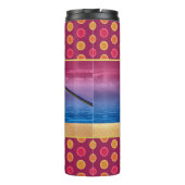 ロングおもしろいスターチキンカクテルトロピカルビーチ海 タンブラー (裏面)