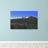 ロングのピークとエステートコーン キャンバスプリント (インサイチュ (ウッドフロア))