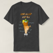 ロングアイスティーカクテルギフト1 Tシャツ (デザイン正面)
