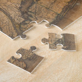 ロングアイランドおよびコネチカット(1815年)のヴィンテージの地図 ジグソーパズル (側面)