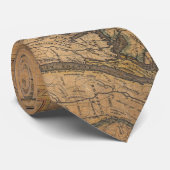 ロングアイランドとコネチカットのヴィンテージの地図(1815年) ネクタイ (ロール)