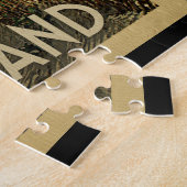 ロングアイランドのビーチのヴィンテージ旅行 ジグソーパズル (側面)