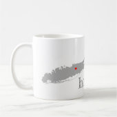 ロングアイランドの家ニューヨーク コーヒーマグカップ (左)