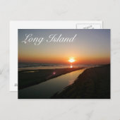 ロングアイランドの海岸 ポストカード (正面/裏面)