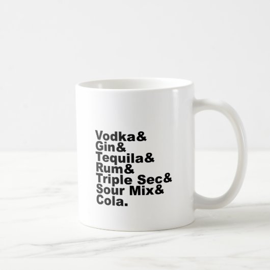 ロングアイランドの7つの原料は茶を凍らしました コーヒーマグカップ (右)