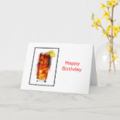 ロングアイランドは茶マーカーのスケッチを凍らしました カード (黄色い花)