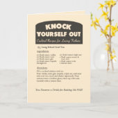 ロングアイランドアイスティーカクテル/父のデイカード カード (黄色い花)