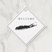 ロングアイランドウェルカムバッグギフトタグウェディング週末 フェイバータグ (正面)