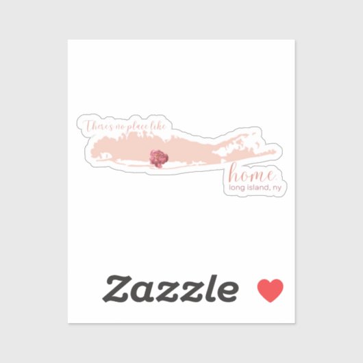 ロングアイランドカスタムカットステッカー シール (シート)