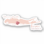 ロングアイランドカスタムカットステッカー シール (正面)