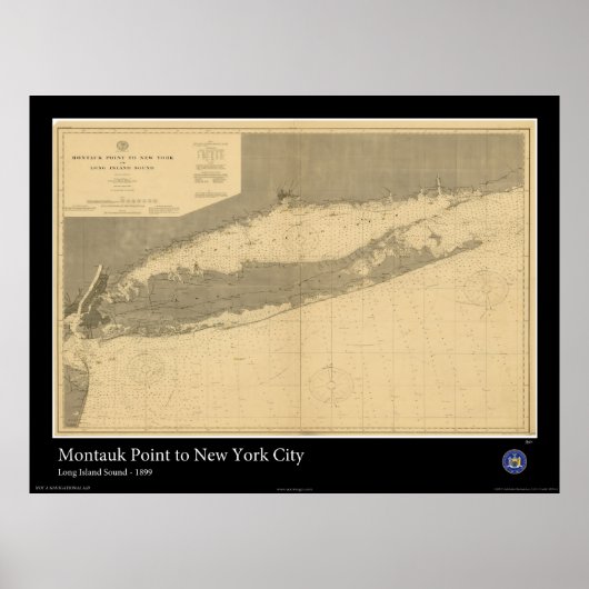 ロングアイランドサウンド – 1899 ポスター (正面)