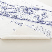 ロングアイランドザハンプトンズの地図 シェルパブランケット (3/4)