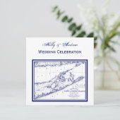 ロングアイランドザハンプトンズマップ結婚SQ 招待状 (スタンド正面)