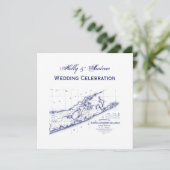 ロングアイランドザハンプトンズマップ結婚SQ 招待状 (スタンド正面)