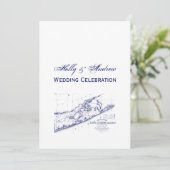 ロングアイランドザハンプトンズマップ結婚VC 招待状 (スタンド正面)