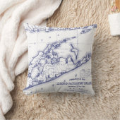 ロングアイランドザハンプトンズマップVC クッション (ブランケット)