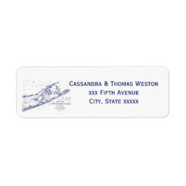 ロングアイランドザハンプトンズマップVC ラベル