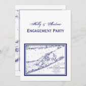 ロングアイランドザハンプトンズマップVC 招待状 (正面/裏面)