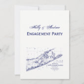 ロングアイランドザハンプトンズマップVC 招待状 (正面)