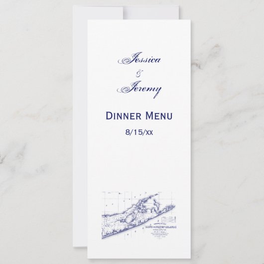 ロングアイランドザハンプトンズマップVC 招待状 (正面)