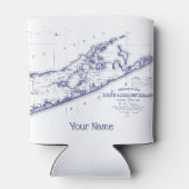 ロングアイランドザハンプトンズマップVC 缶クーラー (裏面)