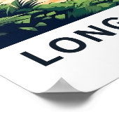 ロングアイランドザバハマトラベルプリント ポスター (角)