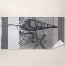 ロングアイランドシーシェル ビーチタオル