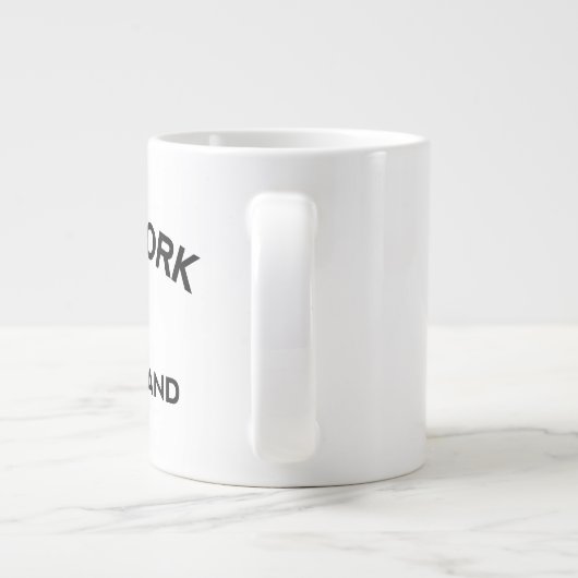 ロングアイランドニューヨーク ジャンボコーヒーマグカップ (裏面)