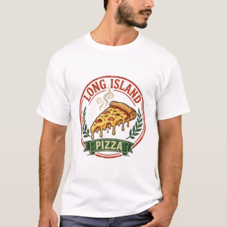 ロングアイランドピザシャツ - NYスライス Tシャツ