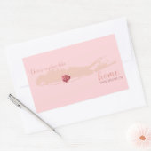 ロングアイランドホームステッカーのような場所はない 長方形シール (封筒)