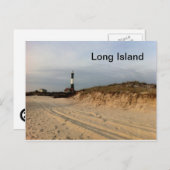 ロングアイランドライトハウス2 ポストカード (正面/裏面)