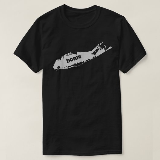 ロングアイランドラブホームマップ Tシャツ (デザイン正面)