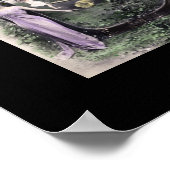 ロングアイランドヴィンテージアルファベット文字名アート ポスター (角)