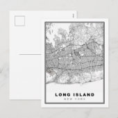 ロングアイランド地図 シーズンポストカード (正面/裏面)