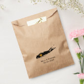 ロングアイランド結婚式の引き出物トリートサックス、抱き枕 フェイバーバッグ (封をした状態)