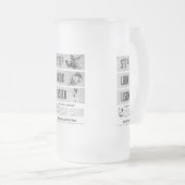 ロングアイランド鉄道の安全  フロストグラスビールジョッキ (正面右)