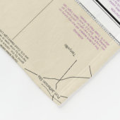 ロングアイランド音東部航海の図 フリースブランケット (角)