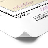 ロングアイランド音東部航海の図 ポスター (角)