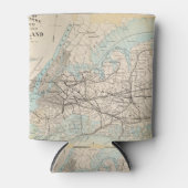 ロングアイランド・クイーンズの地図 缶クーラー (正面)