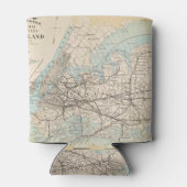 ロングアイランド・クイーンズの地図 缶クーラー (裏面)