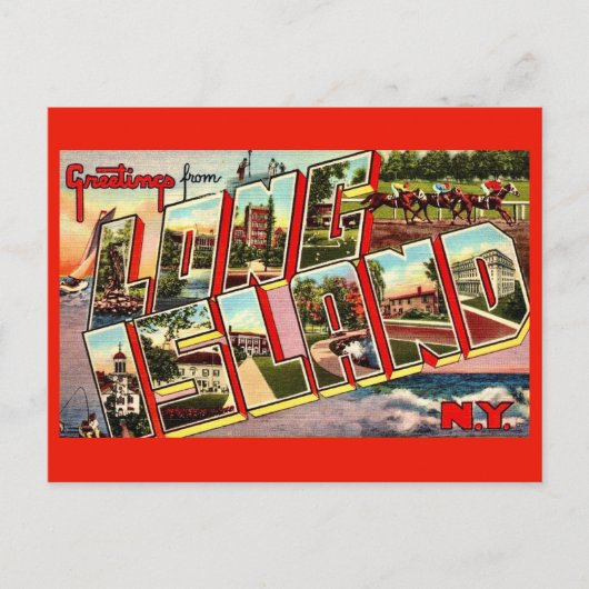 ロングアイランド　グリーティング　ポストカード ポストカード (正面)