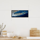 ロングアイランド、ニューヨーク衛星プリントポスター写真 ポスター (キッチン)