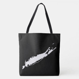 ロングアイランド、ニューヨーク|の国家または国の地図 トートバッグ