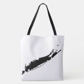 ロングアイランド、ニューヨーク|の国家または国の地図 トートバッグ (裏面)