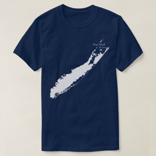 ロングアイランド ニューヨーク Tシャツ (デザイン正面)