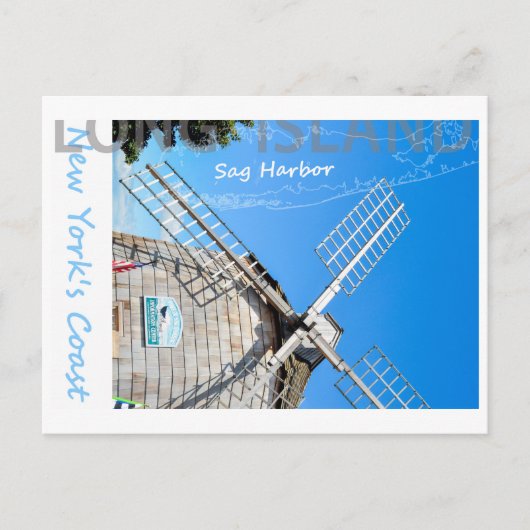 ロングアイランド。 ポストカード (正面)